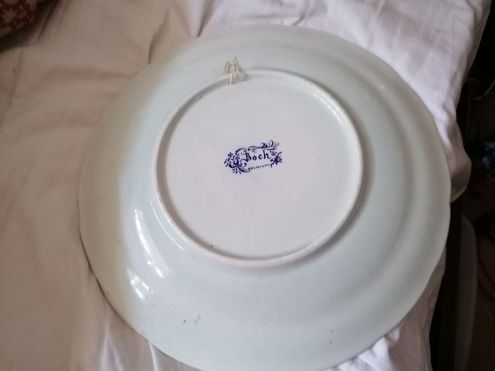 Grand Plat En Faiance Décoration