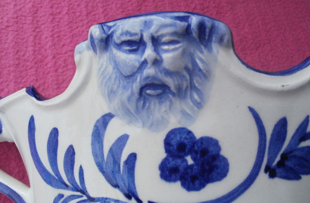Vasque en porcelaine bleue et blanche - M&eacute;dicis Dcoration