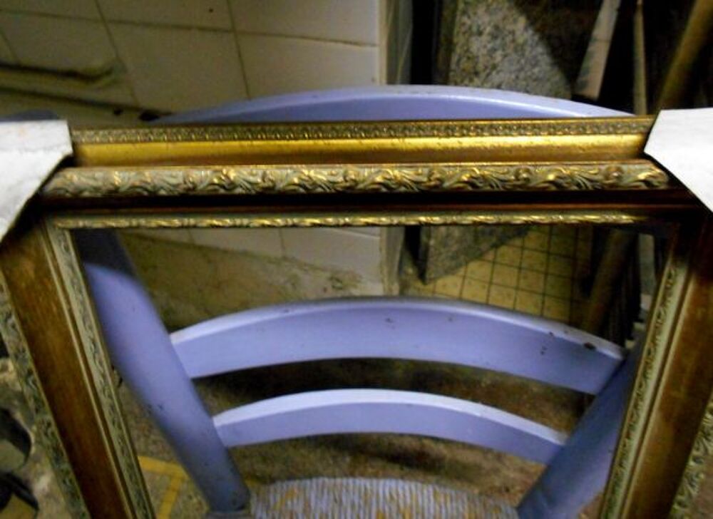 cadre en bois dor&eacute; hauteur 47cm largeur 33cm Décoration
