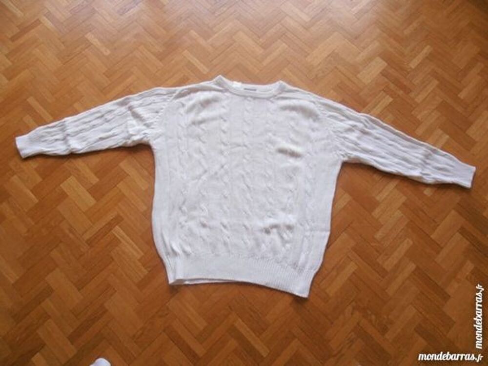 Pull blanc Camaieu (49) Vêtements
