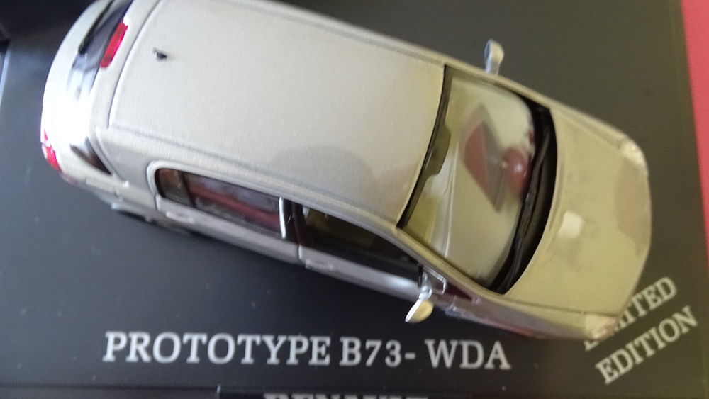 S38 Miniature RENAULT VELSATIS PROTOTYPE B 73 ?WDA Edition Jeux / jouets