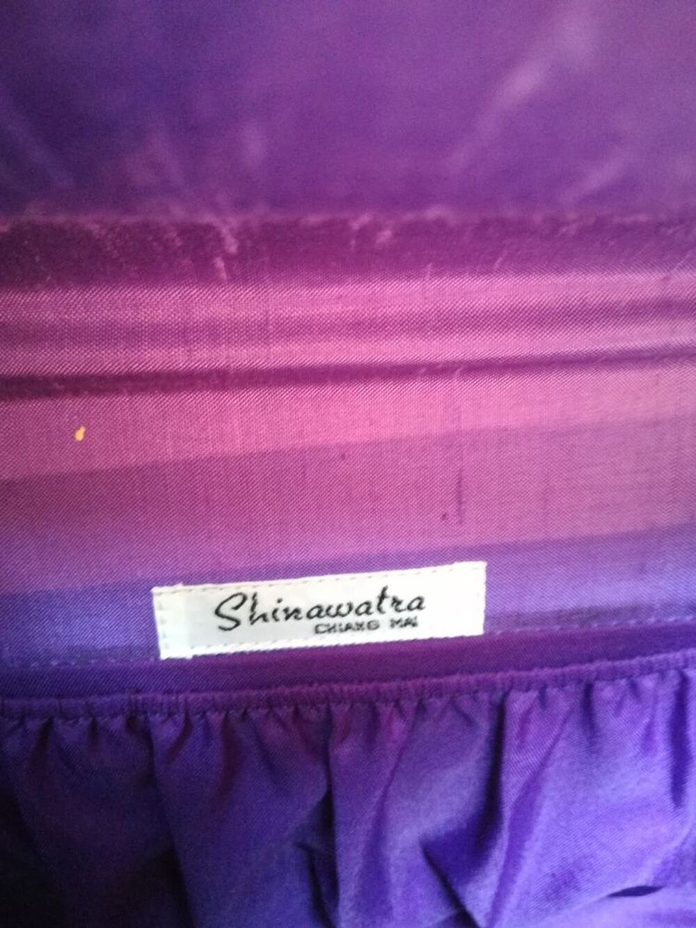 SAC / POCHETTE FEMME/ soie 
Maroquinerie