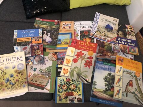 Livres Peinture Sur Bois. 
25 Fontaines-sur-Sane (69)