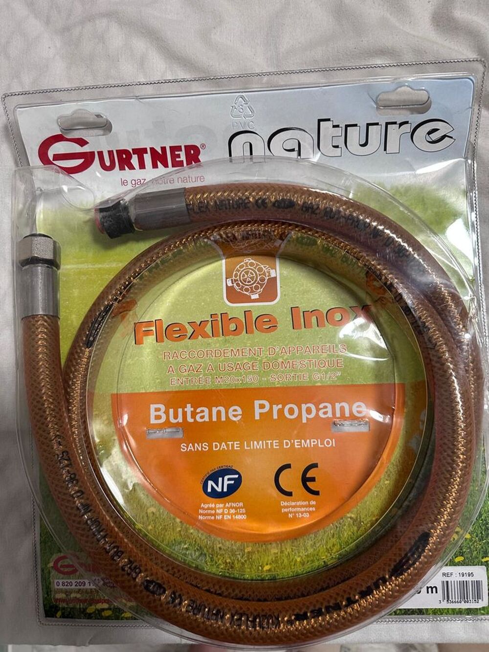 TUYAU DE GAZ A VIE 1,50CM TOUT NEUF Electroménager