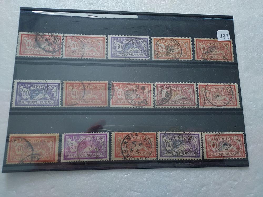 lot de timbres MERSON N&deg; 193 