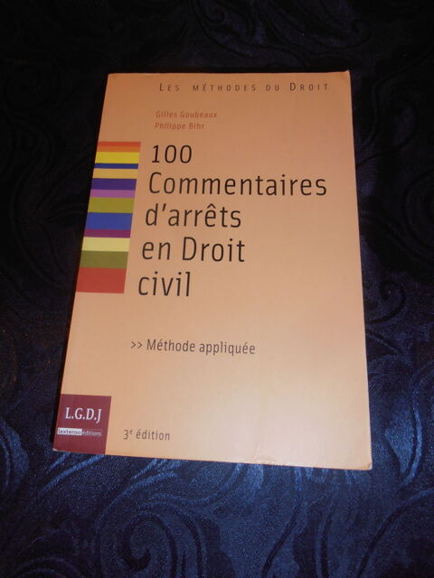100 Commentaires d'arr�ts en Droit civil 14 Tours (37)