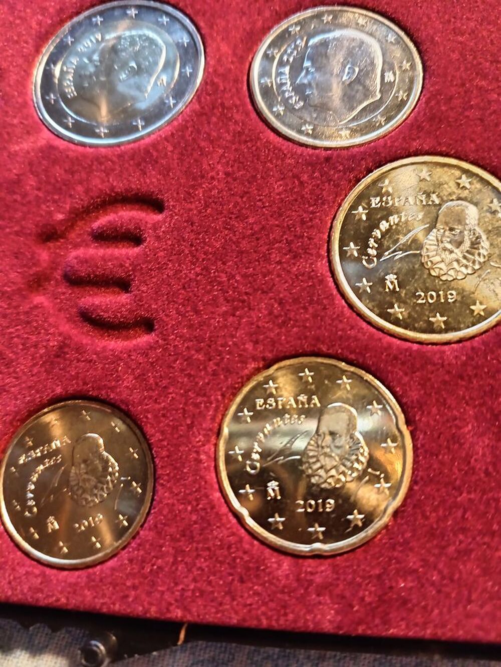 S&eacute;rie euro Espagne neuve 2019 