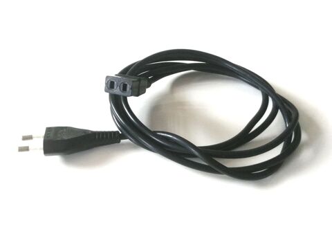 C�ble d'alimentation deux fiches noir de 2 m 4 Puteaux (92)