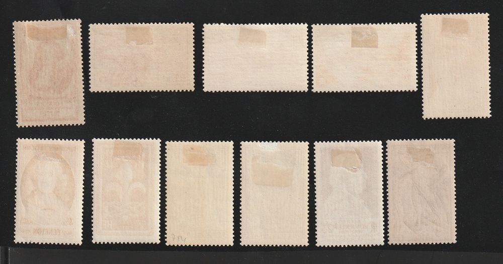 Timbres Neufs Ann&eacute;es 40 Charni&egrave;res clean 
