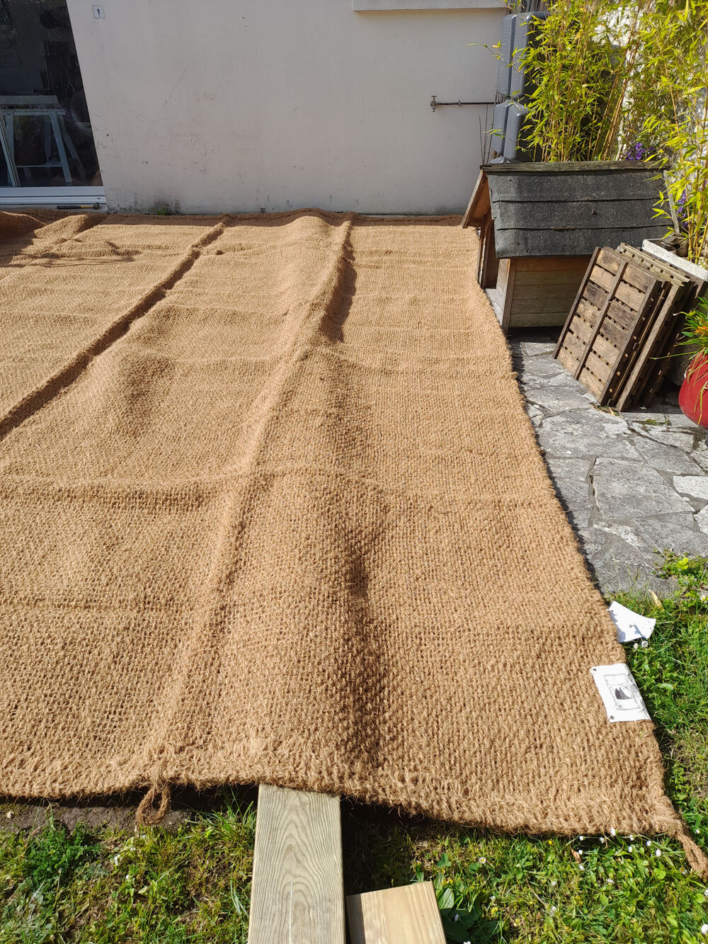Ombri&egrave;re toile coco neuve Jardin
