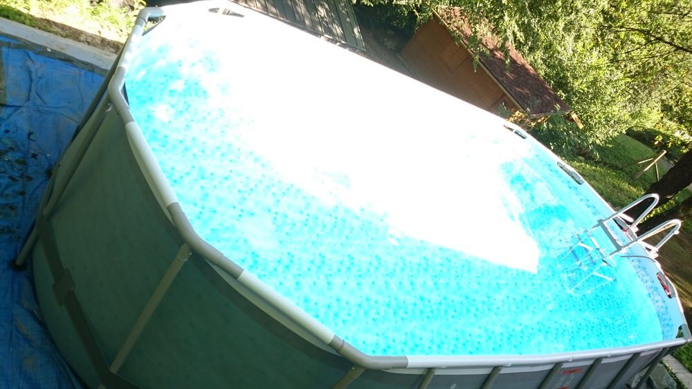 PISCINE BESTWAY POWER STEEL OVALE Jardin