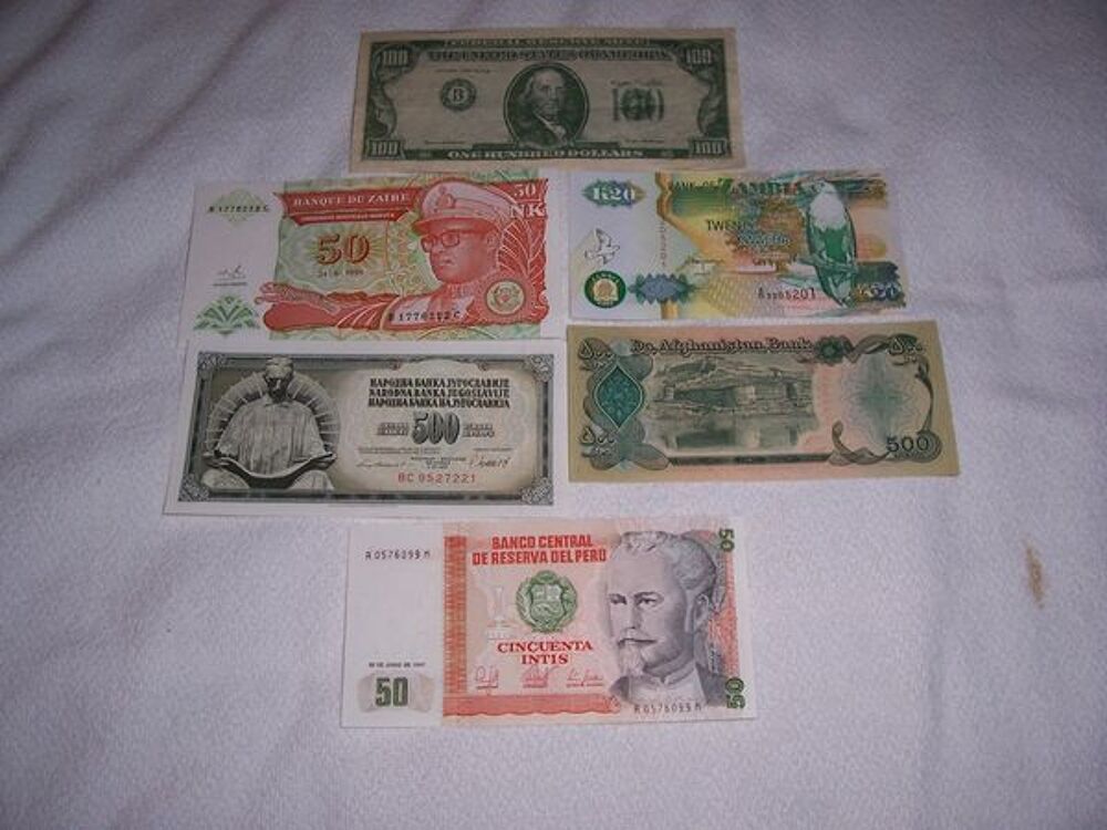 10 BILLETS ETRANGER NEUF 