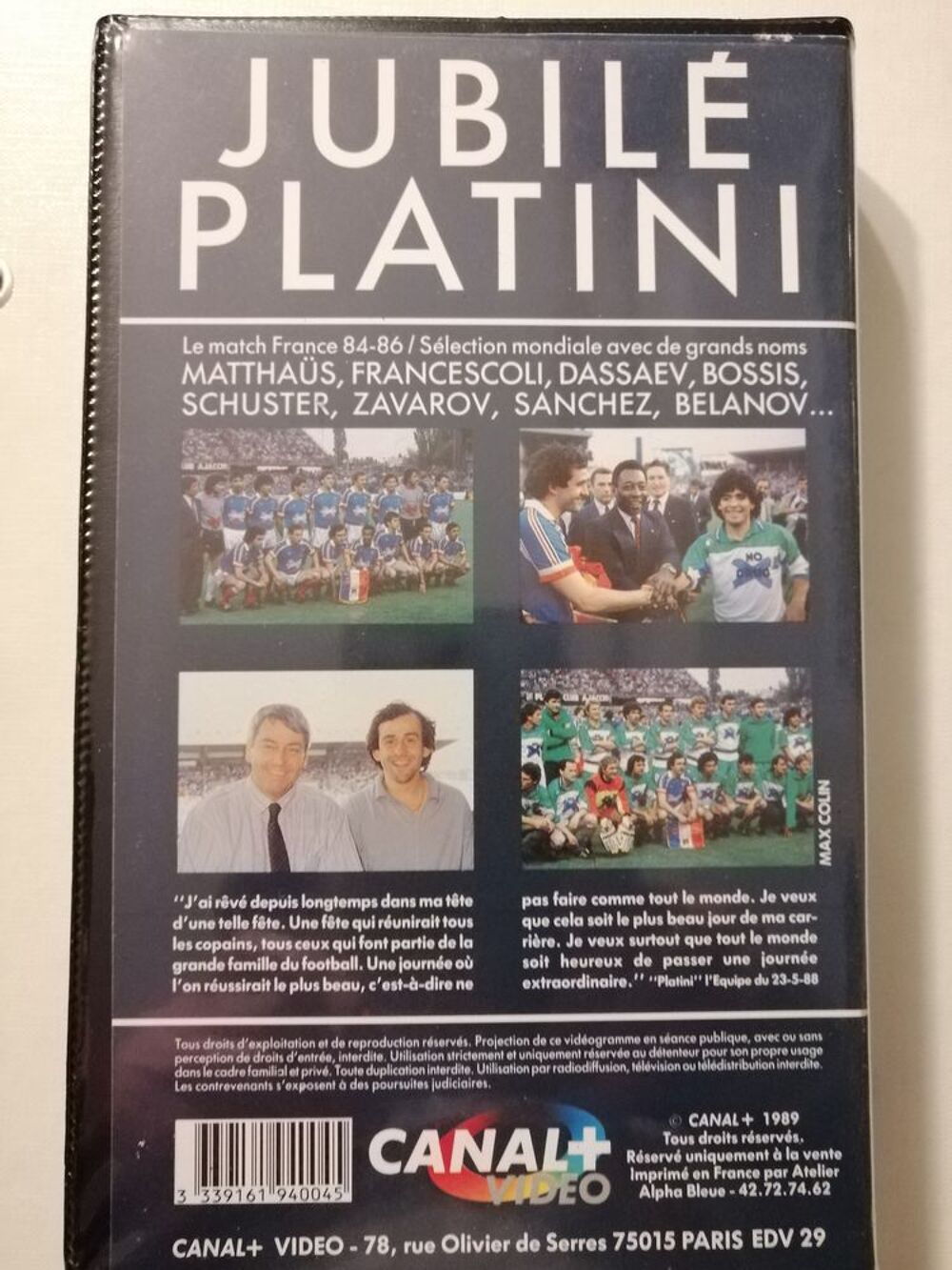 Jubil&eacute; Platini.
:les meilleurs moments du match du si&egrave;cle Photos/Video/TV