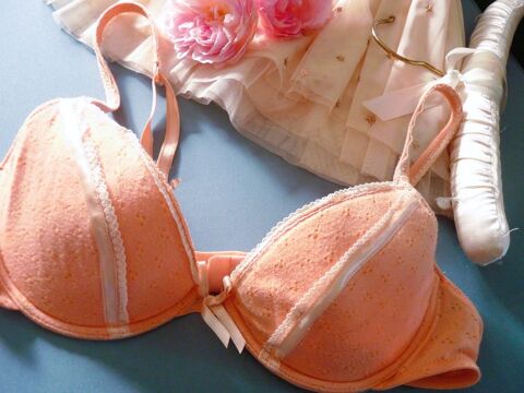 soutien gorge etam lingerie femme 80 C orange TBE 10 Brienne-le-Chteau (10)
