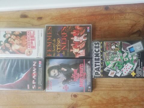 Lot de 2 DVD, 2 film en VHS et un pack de jeux PC emball 5 Rouen (76)
