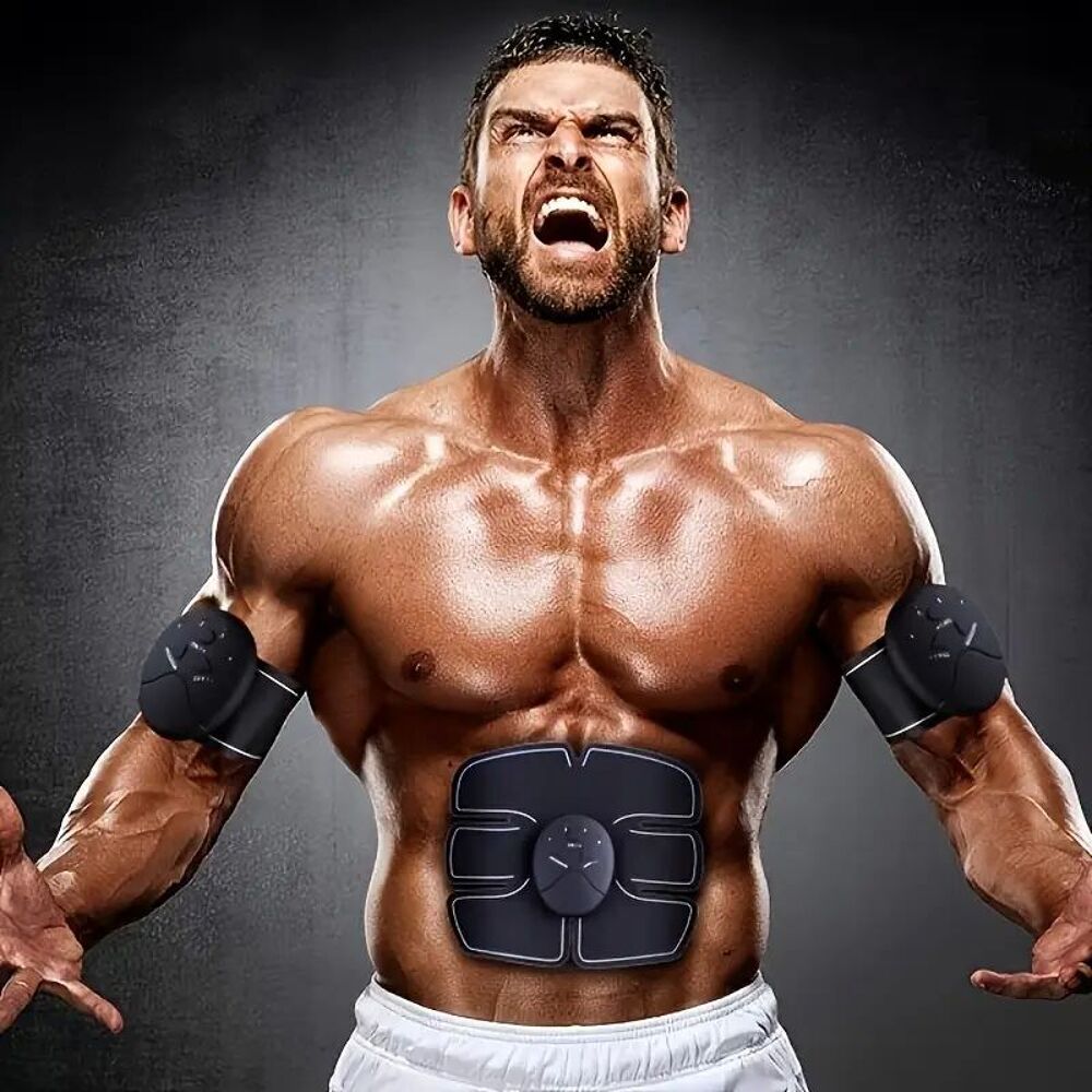 Masseur &Eacute;lectrostimulateur Abdos &amp; Bras Fitness &agrave; Domicile Sports