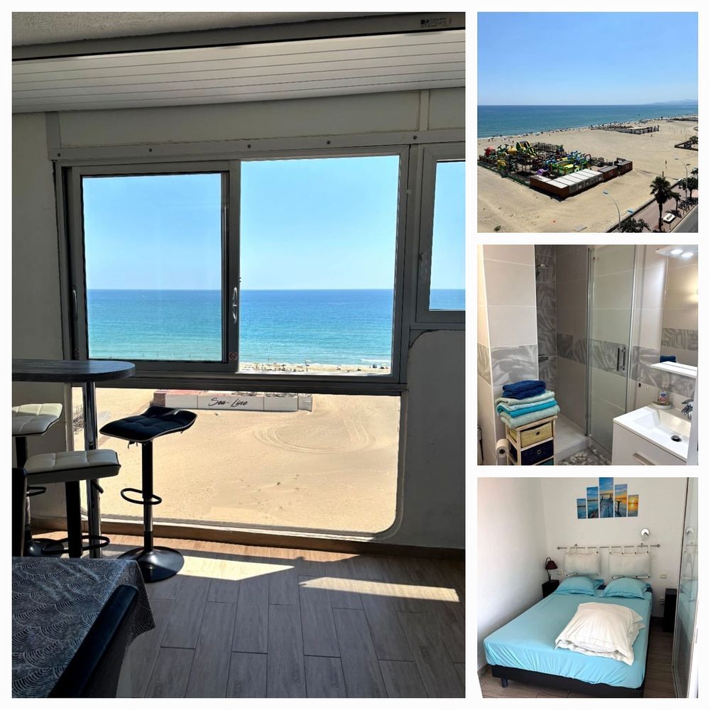 Vente Appartement 2 Pièces · 44 m² étage 7/7Canet quartier plage Canet-en-roussillon