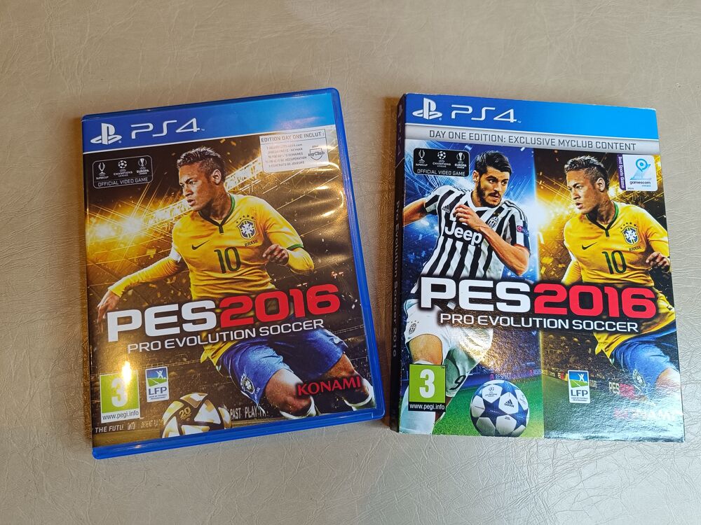Jeux PS4 PES 2016 Day one Edition exclusive myclub content + Consoles et jeux vidos