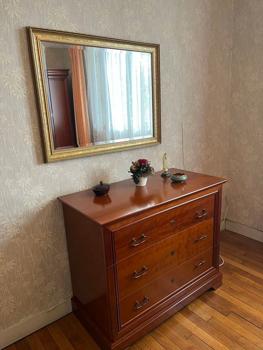 chambre compl&egrave;te lit pont + commode sommier et matelas Meubles