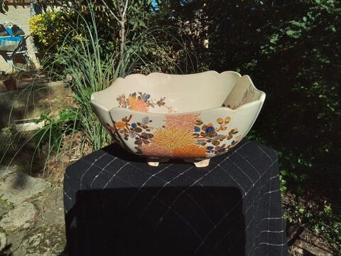 Beau cadeau fin anne , Coupe saladier   en faence  Gien 0 Frjus (83)