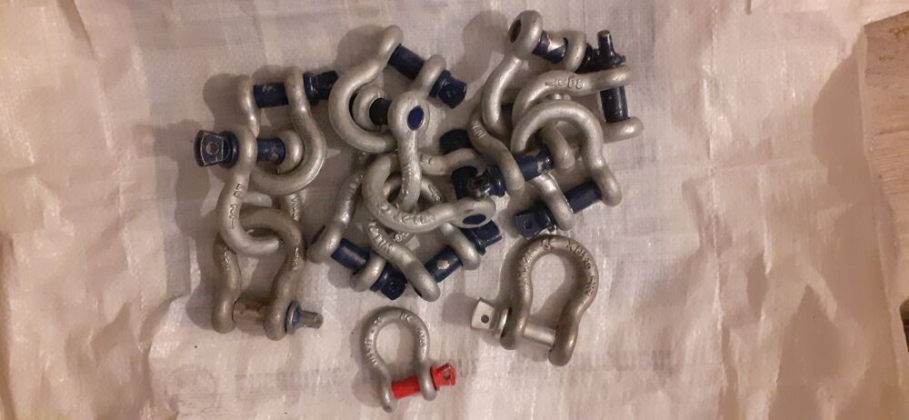 Lot de 10 petite Manilles de levage neuf 2 T Bricolage