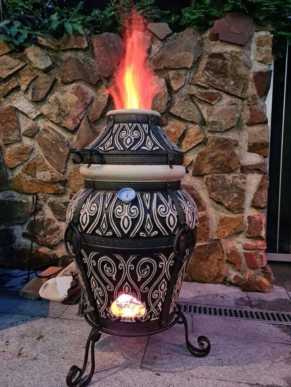 Tandoor ASIA 100L | Four barbecue XXL fait main Jardin