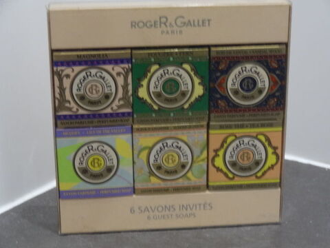 Prsentoir vitrine de 6 savons parfums Roger Gallet  17 Enghien-les-Bains (95)