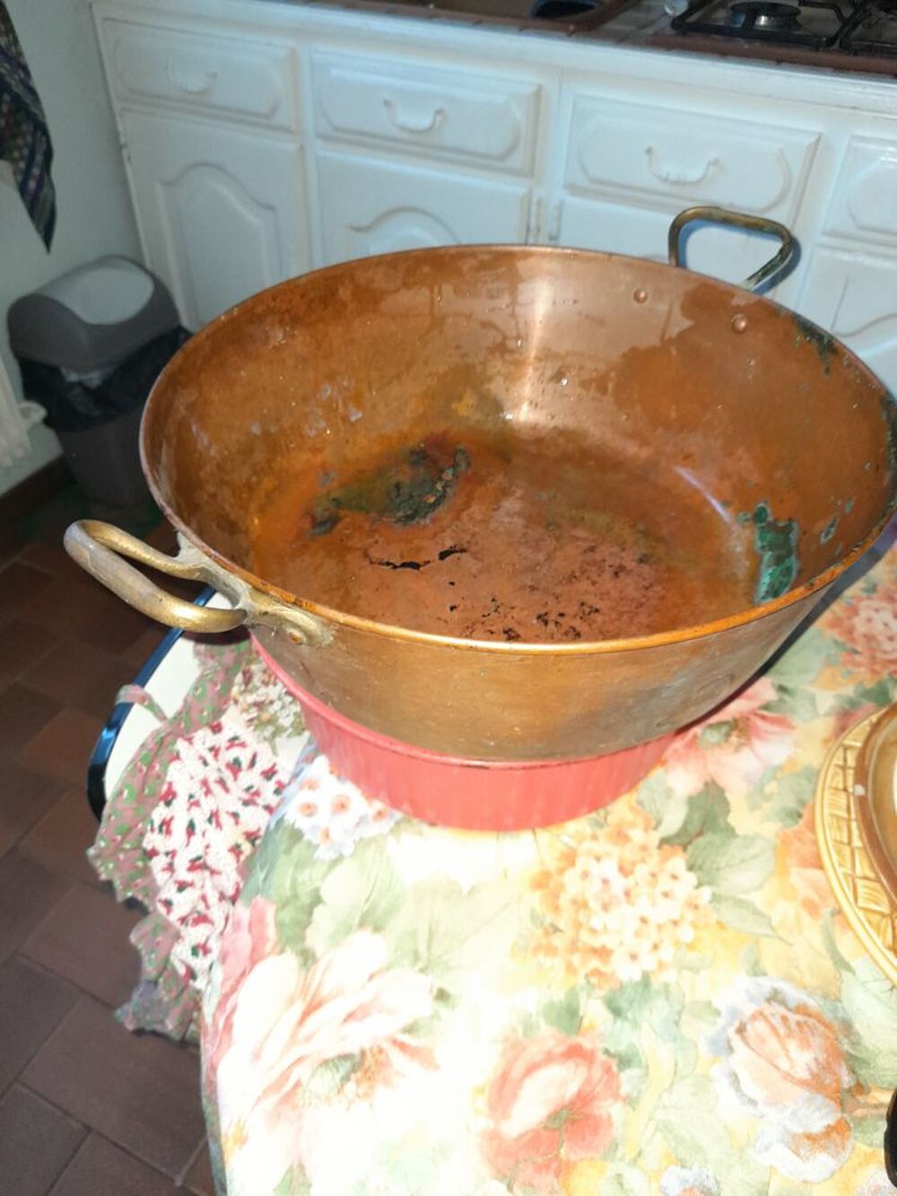 Bassine cuivre Décoration