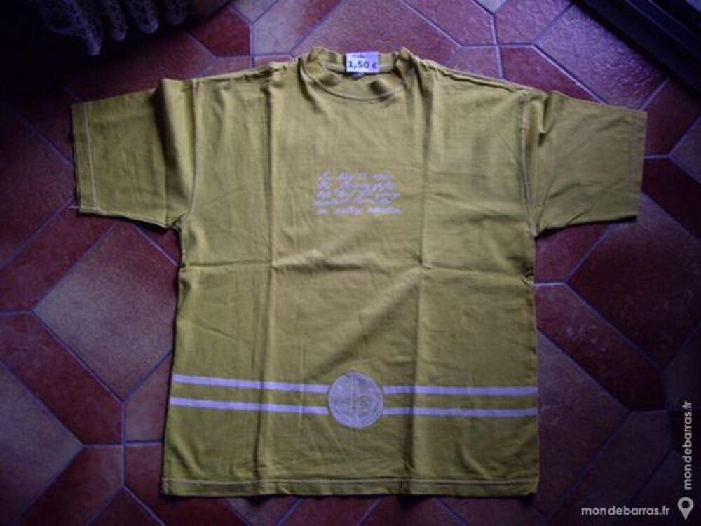Tee-Shirts Taille L manches courtes Homme &agrave; 1,50 € pi&egrave;ce Vêtements
