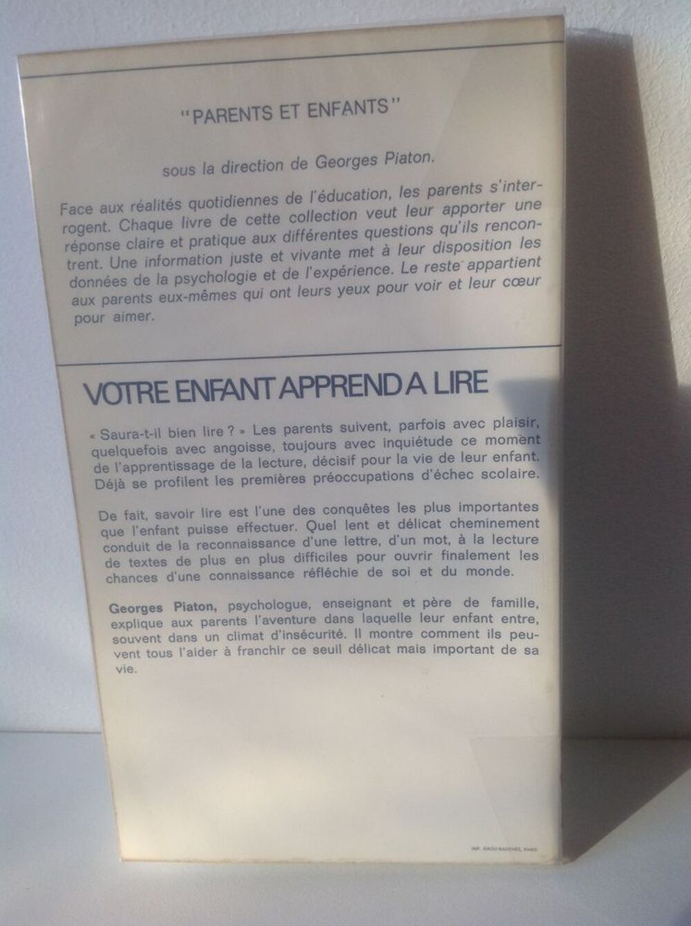 VOTRE ENFANT APPREND &Agrave; LIRE Envoi Possible
Livres et BD