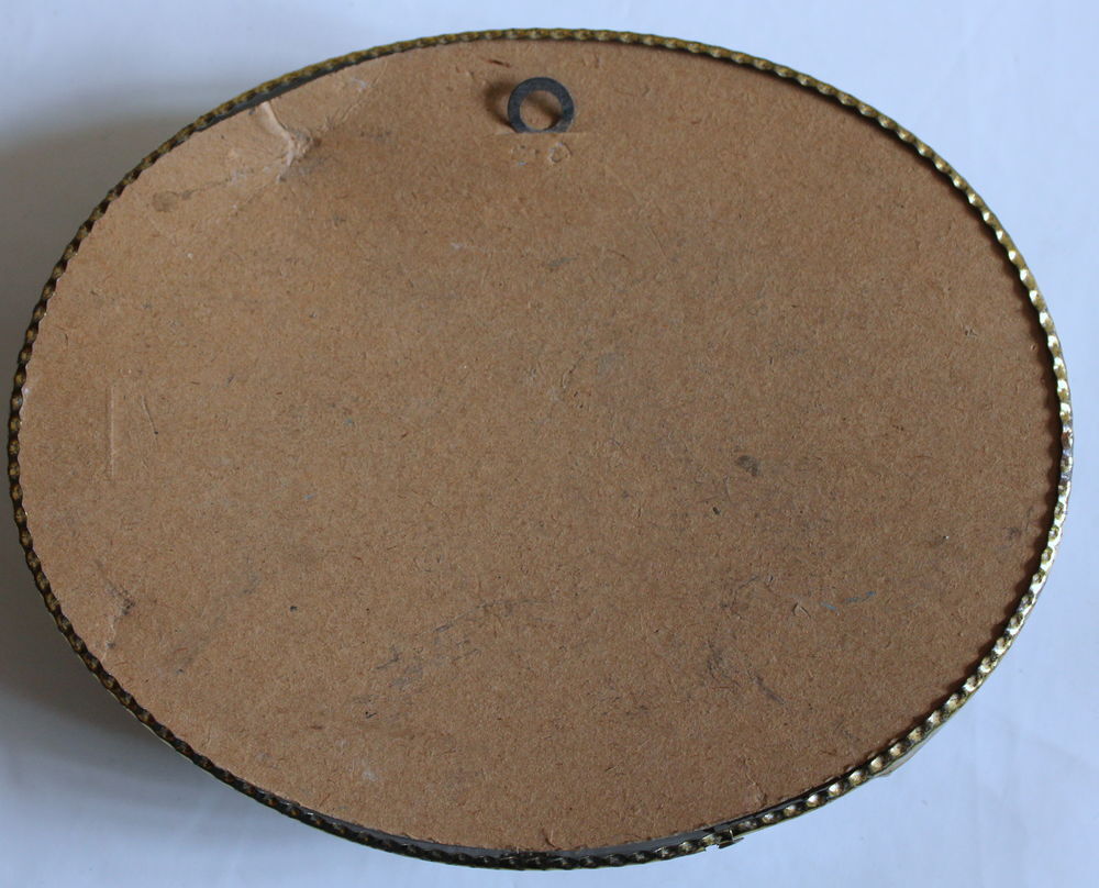 Cadre verre bomb&eacute; CABOURG paillettes et Thermom&egrave;tre Décoration