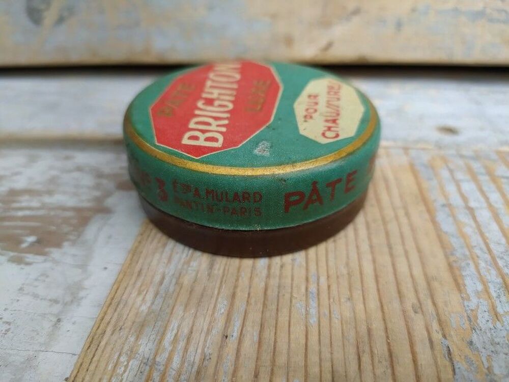 Ancienne Boite Cirage Brighton Luxe Publicitaire 
