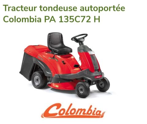 Tracteur tondeuse autoportée Colombia 1400 Lestelle-de-Saint-Martory (31)