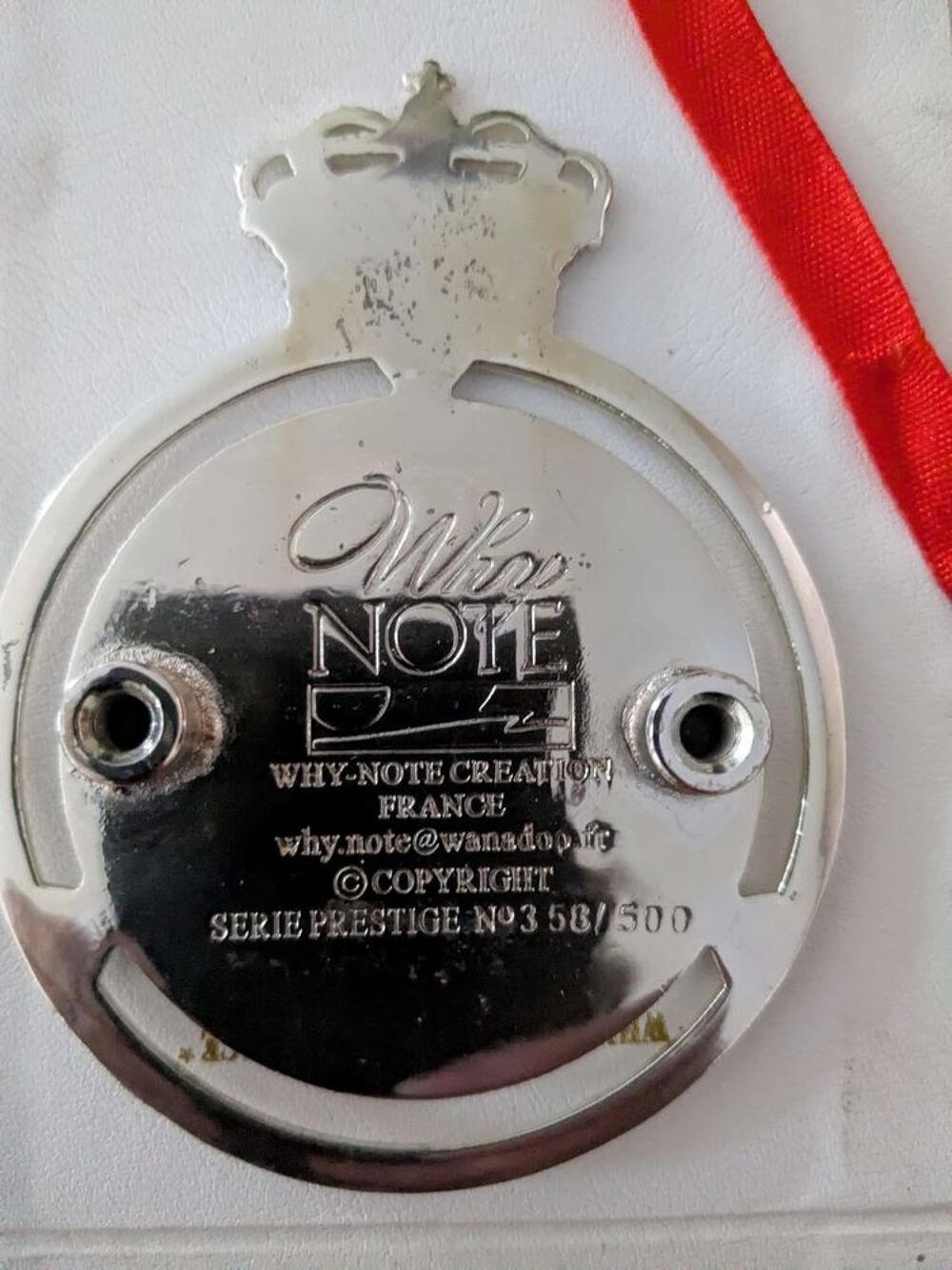 Badge &eacute;dition limit&eacute;e AUTOMOBILE CLUB MONACO MONTE CARLO. 