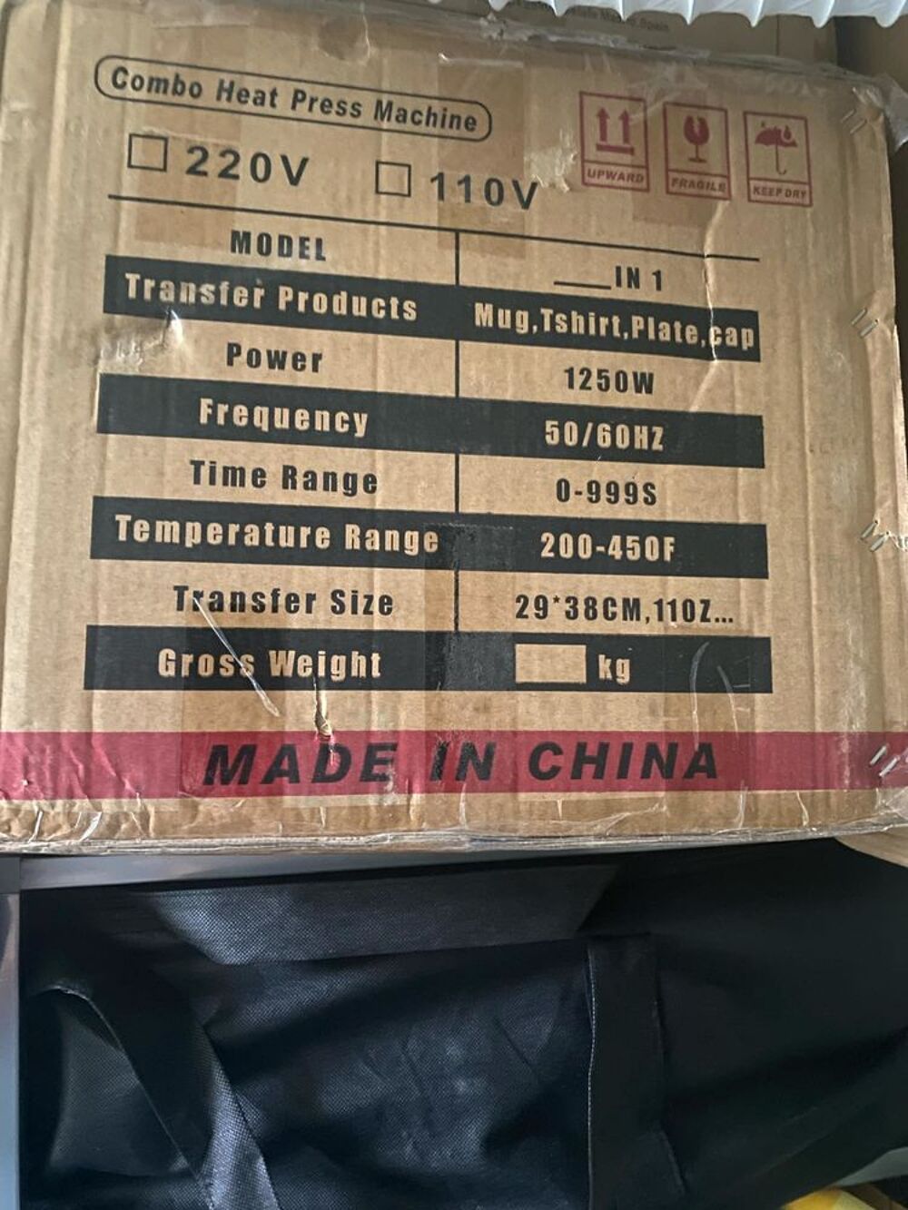 8 en 1 Presse &agrave; Chaud Machine de Sublimation Matériel informatique