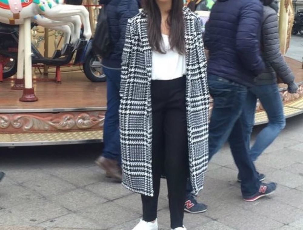 Manteau &agrave; carreaux Vêtements