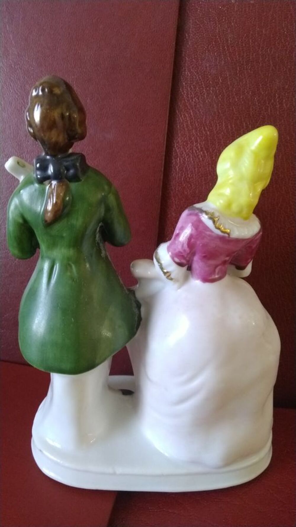 Couple porcelaine musiciens Décoration