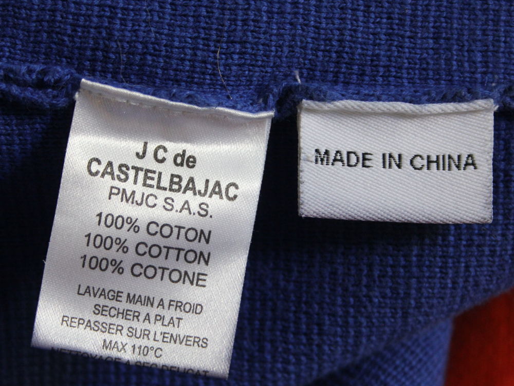 Teddy noir bleu J.C DE CASTELBALJAC Vêtements