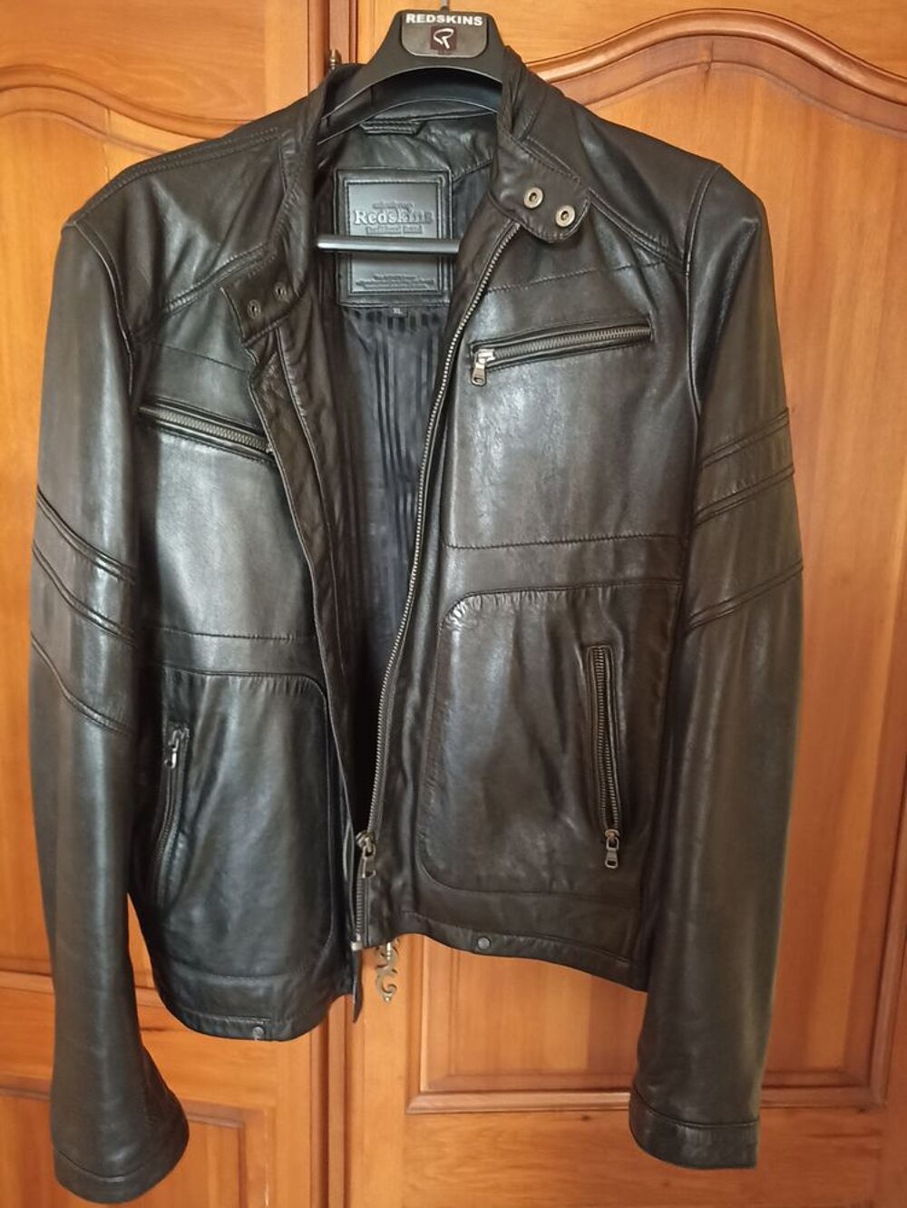 blouson cuir Redskins. Vêtements