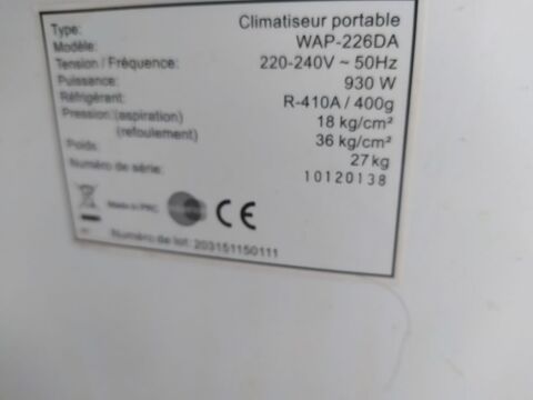 climatiseur avec extracteur air chaud 200 Tours (37)