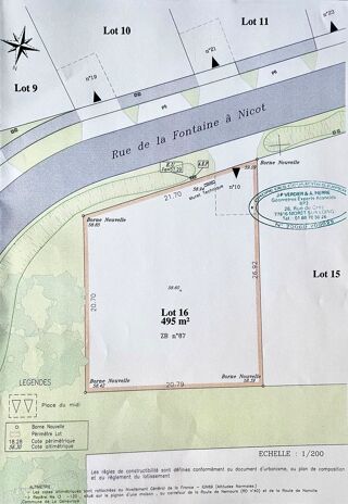  Terrain � vendre 495 m�