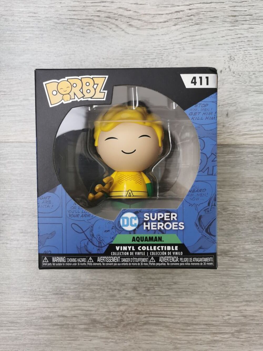 Funko Pop Dorbz 411 Aquaman DC Super Heroes Collector Neuf Non D&eacute;ball&eacute; Jeux / jouets