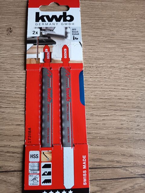 2 lames de scie sauteuse neuve KWB 624220 5 Veauche (42)