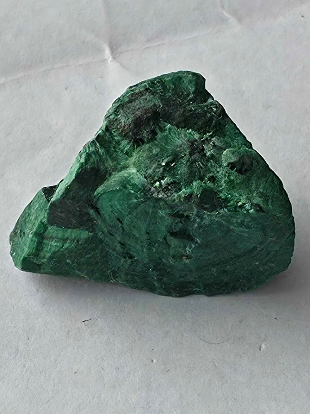 Sp&eacute;cimen Malachite Stalactitique Fibro-Radi&eacute;e 29g-Collection Lithoth&eacute;rapie 