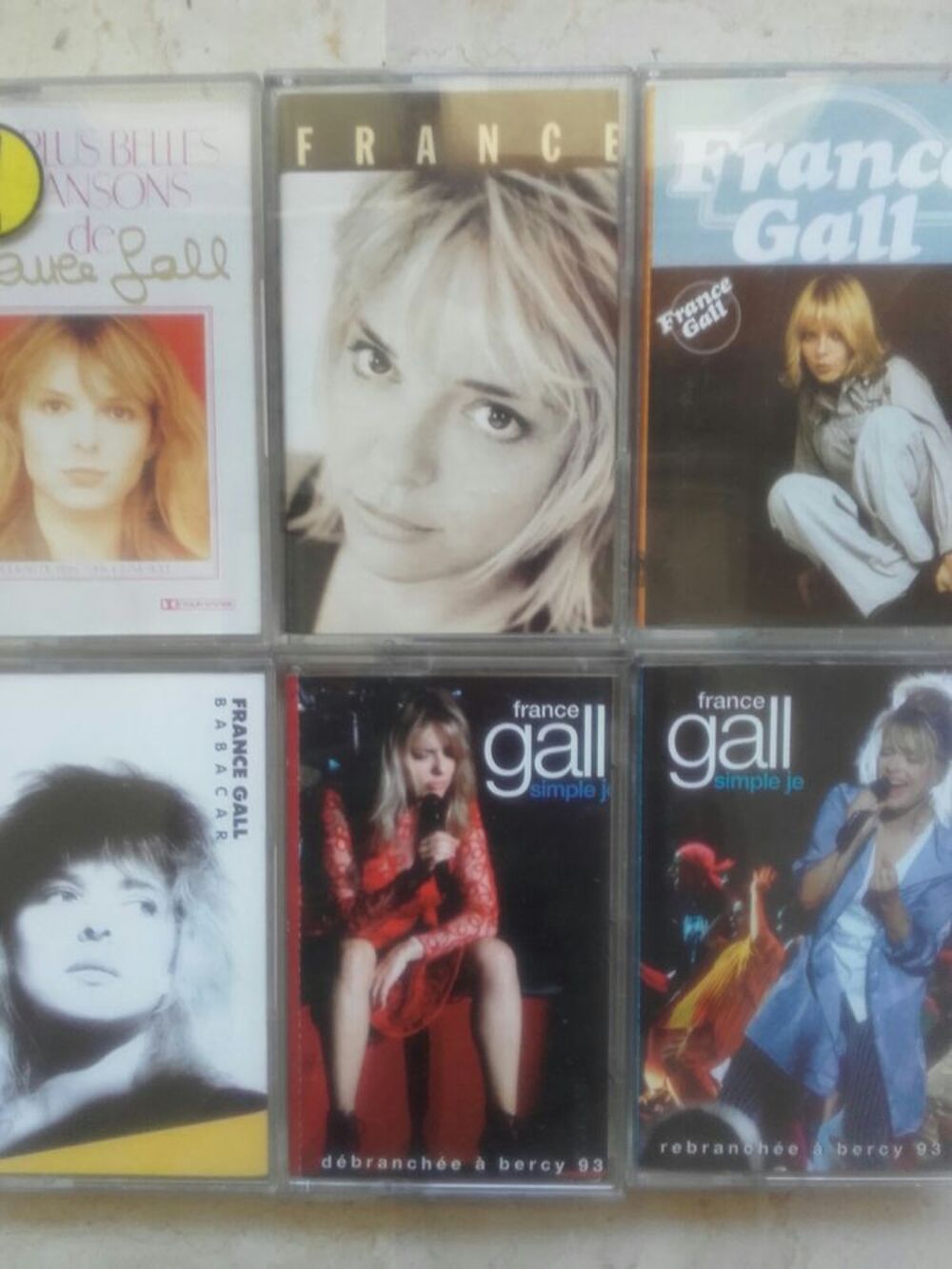 cassettes audio France Gall DVD et blu-ray