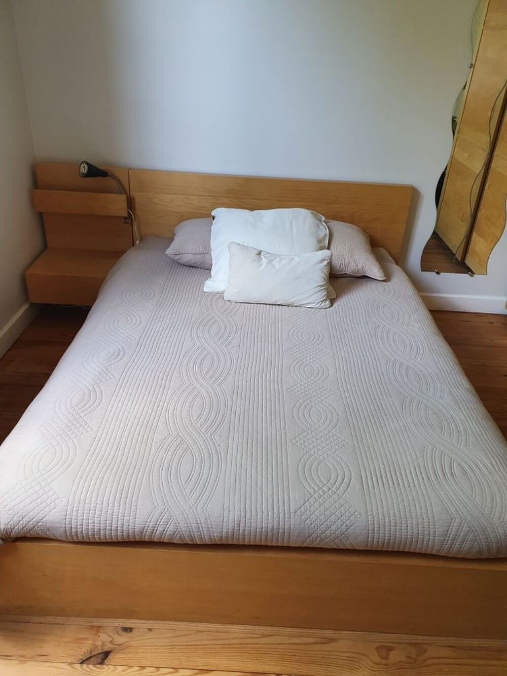 cadre de lit ikea malm 140x200 Meubles