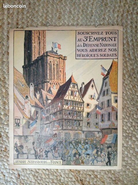 Affiche 3me Emprunt de la Dfense Nationale (1917) - Hansi 30 Beauchamp (95)