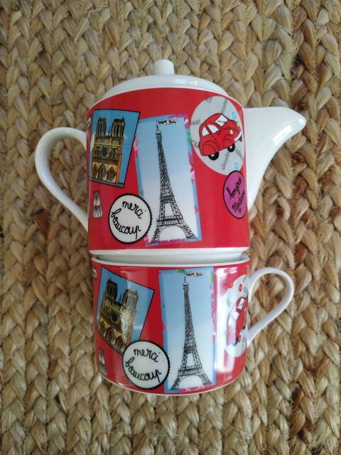 Ensemble théière + tasse neuf
25 Denguin (64)