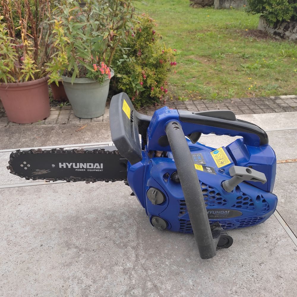 Hyundai Tron&ccedil;onneuse Elagueuse Thermique 25 Cm3 Guide 25cm Jardin