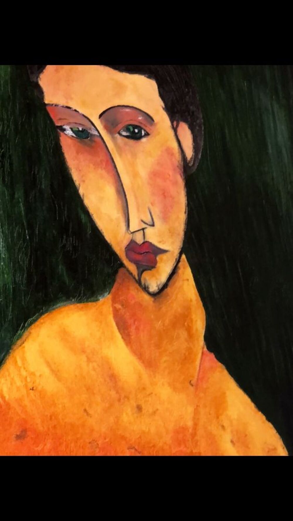Tableau peinture &agrave; l'huile / Modigliani Décoration